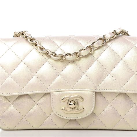 chanel lady graphic flap ivory